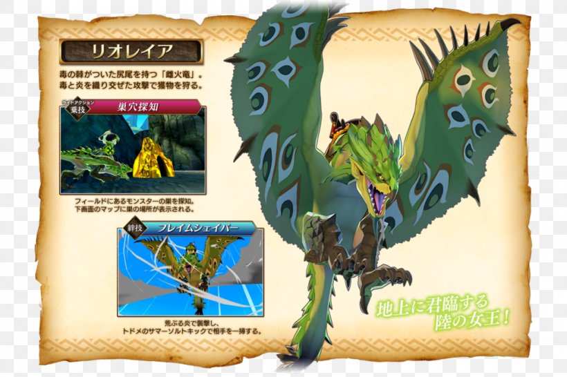 Monster Hunter Stories Nintendo 3DS Capcom Dragon, PNG, 1000x667px, Monster Hunter Stories, Capcom, Dragon, Fauna, Information Download Free