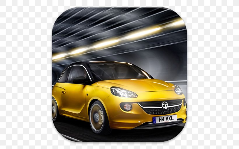 Opel Adam Vauxhall Motors Car, PNG, 512x512px, Opel Adam, Automotive Design, Automotive Exterior, Brand, Bumper Download Free