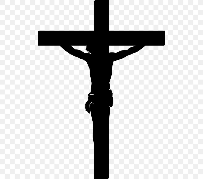 Christian Cross Clip Art, PNG, 516x720px, Christian Cross, Black And White, Christianity, Cross, Crucifix Download Free
