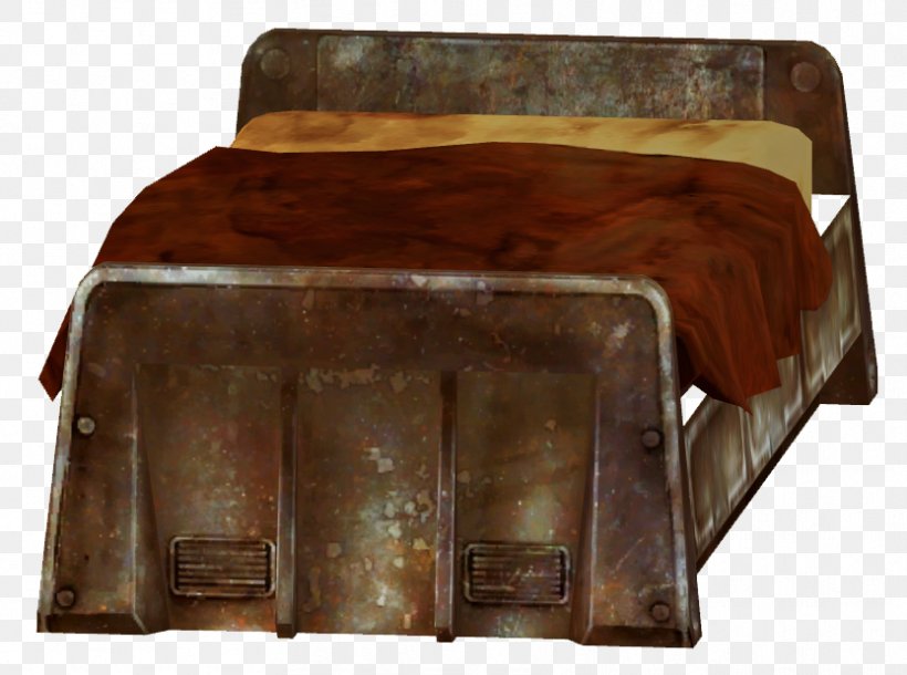 Furniture Fallout: New Vegas Bed Fallout 3 Headboard, PNG, 833x620px, Furniture, Bed, Bed Frame, Bedding, Fallout Download Free