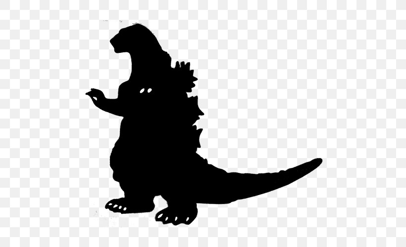 Godzilla Gigan Silhouette Decal Clip Art, PNG, 500x500px, Godzilla, Black, Black And White, Carnivoran, Decal Download Free