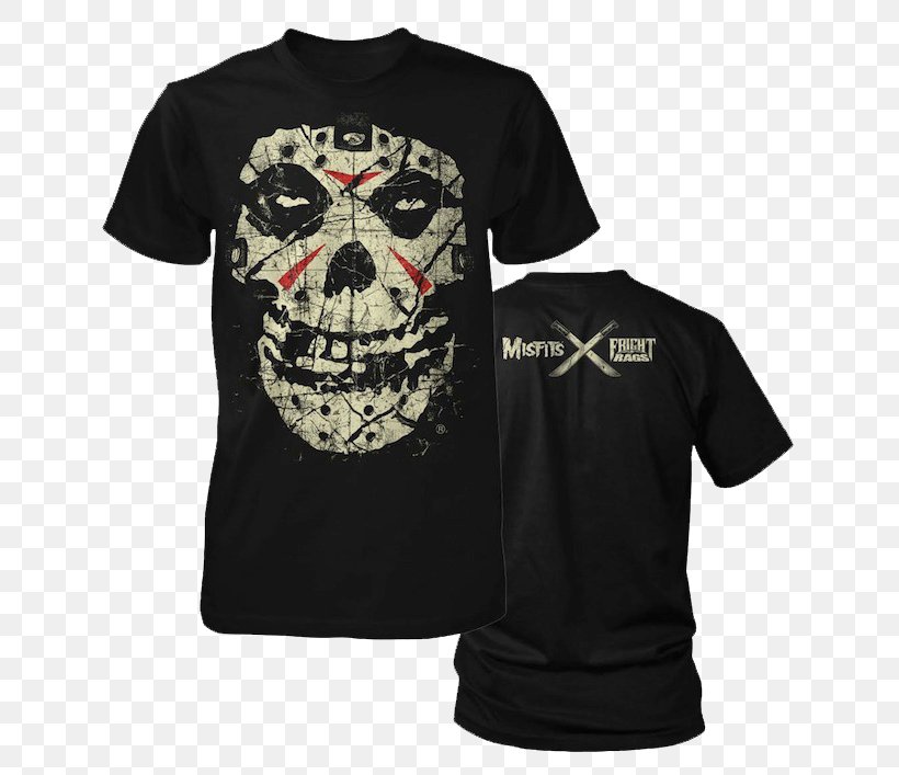 Misfits T-shirt Punk Rock Jason Voorhees Horror Punk, PNG, 656x707px, Misfits, Active Shirt, Black, Brand, Bullet Download Free