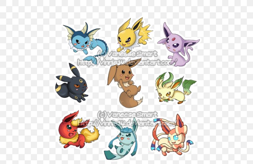 Pokémon X And Y Eevee Evolution Vaporeon, PNG, 500x532px, Eevee, Animal Figure, Art, Cartoon, Espeon Download Free