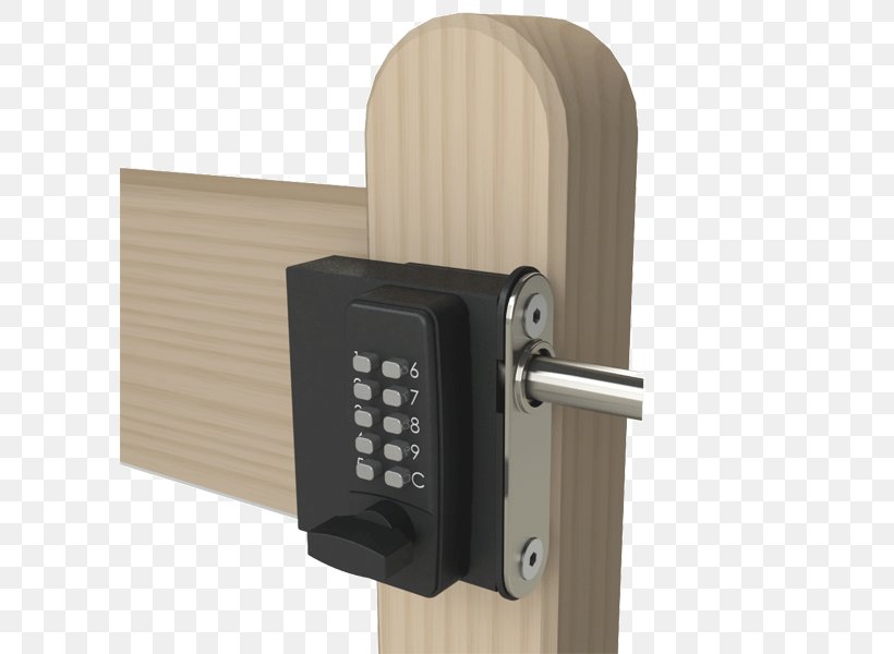 electronic gate lock system