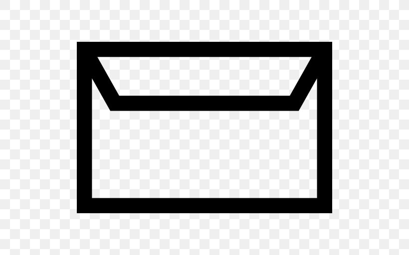 Envelope Mail, PNG, 512x512px, Mail, Area, Black, Black And White, Email Download Free