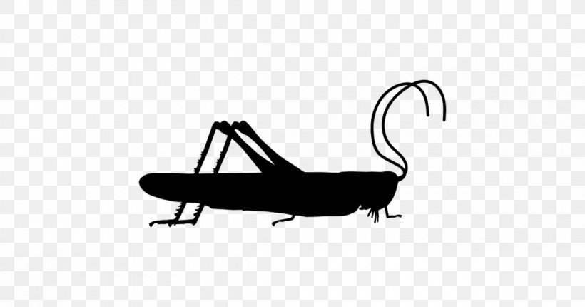 Insect Grasshopper Caelifera Silhouette Clip Art, PNG, 1200x630px, Insect, Black, Black And White, Caelifera, Cartoon Download Free