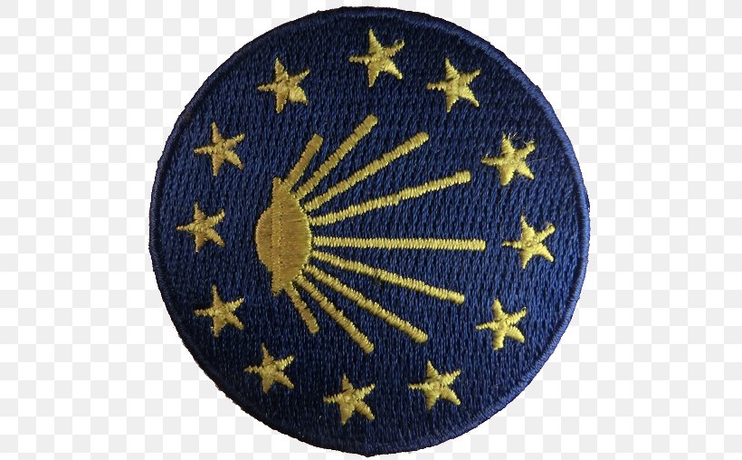 Badge Emblem Pecten Jacobaeus Santiago De Compostela Camino De Santiago, PNG, 500x508px, Badge, Camino De Santiago, Cobalt, Cobalt Blue, Emblem Download Free