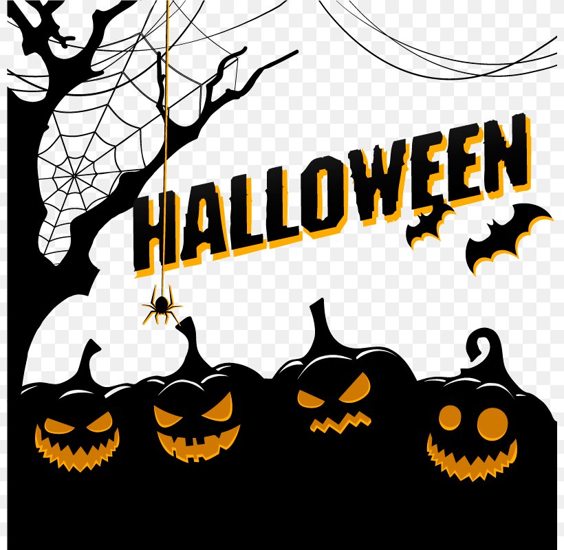 Halloween Jack-o'-lantern Pumpkin Calabaza Trick-or-treating, PNG, 800x800px, Halloween, Calabaza, Jack O Lantern, Pumpkin, Text Download Free