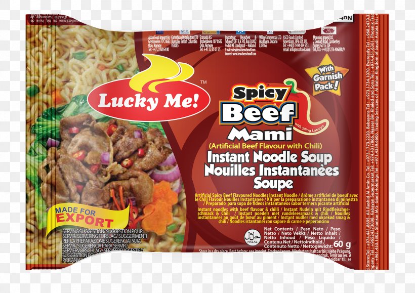 Instant Noodle Mami Soup Chili Con Carne Pancit Flavor, PNG, 1754x1240px, Instant Noodle, Beef, Chili Con Carne, Convenience Food, Cuisine Download Free