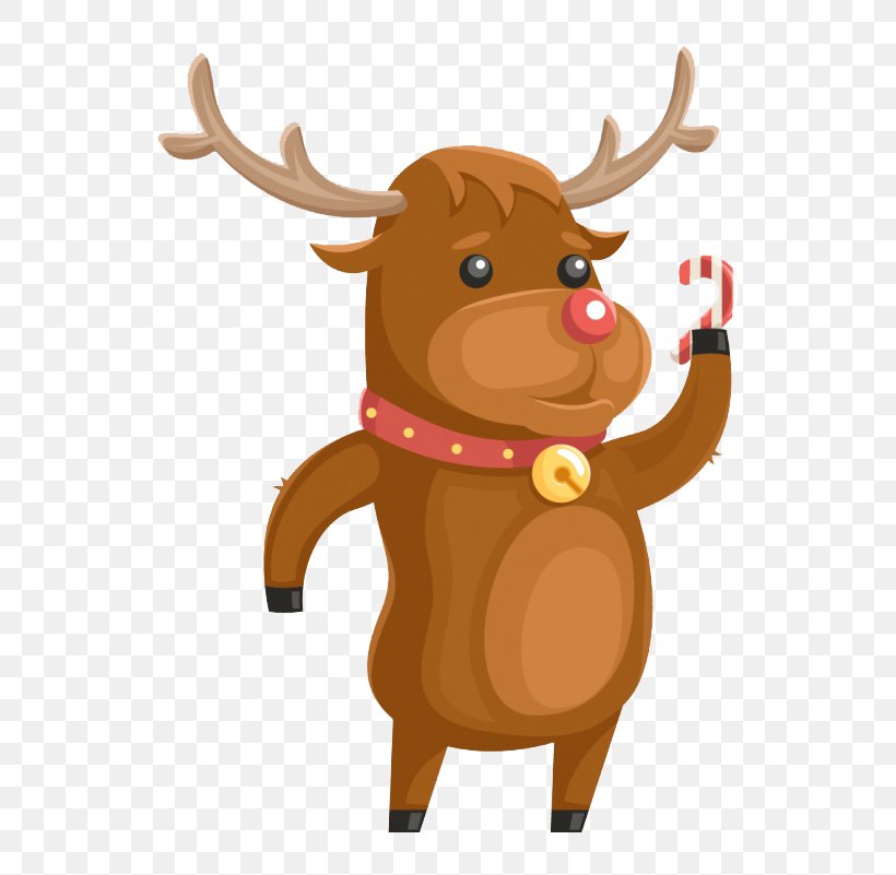 Reindeer Cattle Cartoon Character Illustration, PNG, 760x801px, Rudolph, Cartoon, Cattle Like Mammal, Character, Christmas Download Free