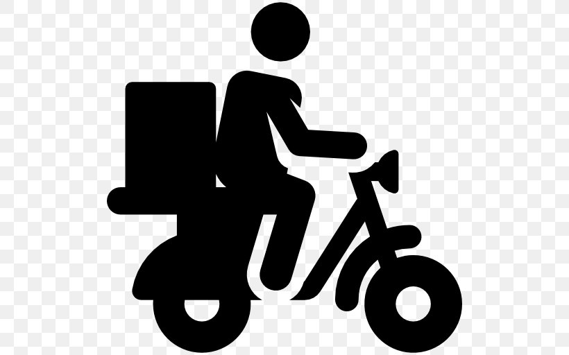 Scooter Motorcycle Delivery Transport, PNG, 512x512px, Scooter, Area, Artwork, Black, Black And White Download Free