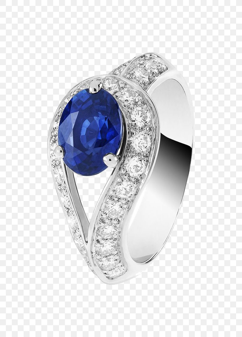 Van Cleef & Arpels Ring Solitaire Jewellery Sapphire, PNG, 760x1140px, Van Cleef Arpels, Blue, Body Jewelry, Diamond, Emerald Download Free