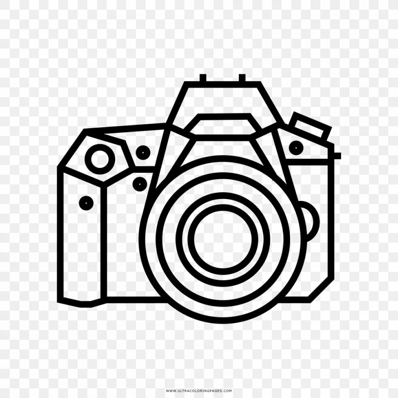 Digital SLR Digital Cameras Drawing Photography, PNG, 1000x1000px, Digital Slr, Area, Black, Black And White, Brand Download Free