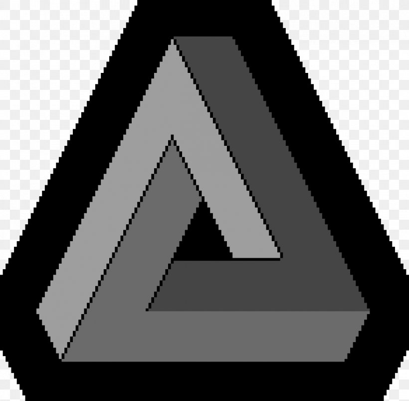 Penrose Triangle Penrose Stairs Geometry, PNG, 1168x1144px, Penrose Triangle, Art, Black, Black And White, Black M Download Free
