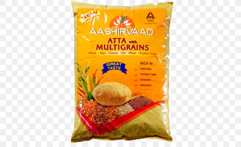 Atta Flour Aashirvaad Multigrain Bread Roti Whole-wheat Flour, PNG, 500x500px, Atta Flour, Aashirvaad, Chapati, Chili Pepper, Commodity Download Free