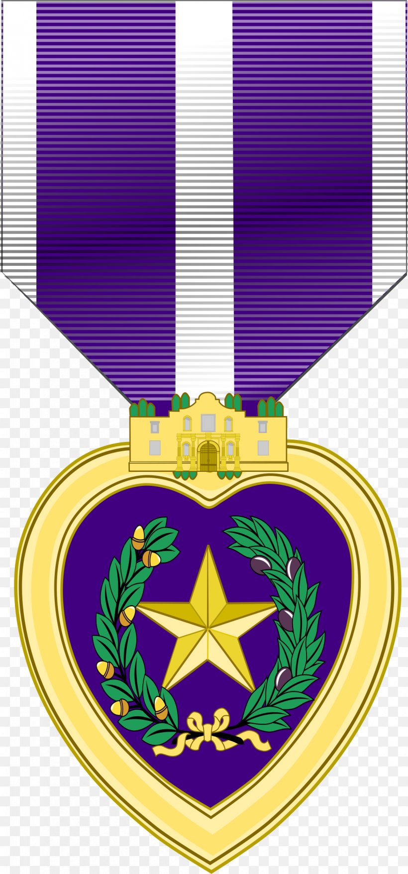 Texas Military Forces Texas Purple Heart Medal Texas Purple Heart Medal, PNG, 1200x2571px, Texas, Award, Heart, Medal, Military Download Free