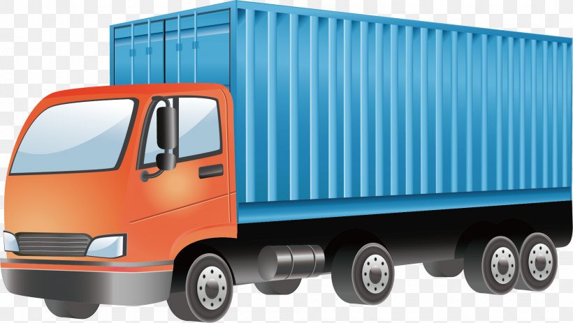 Truck Vector Material, PNG, 1900x1075px, Car, Automotive Exterior, Brand, Cargo, Cargo Net Download Free