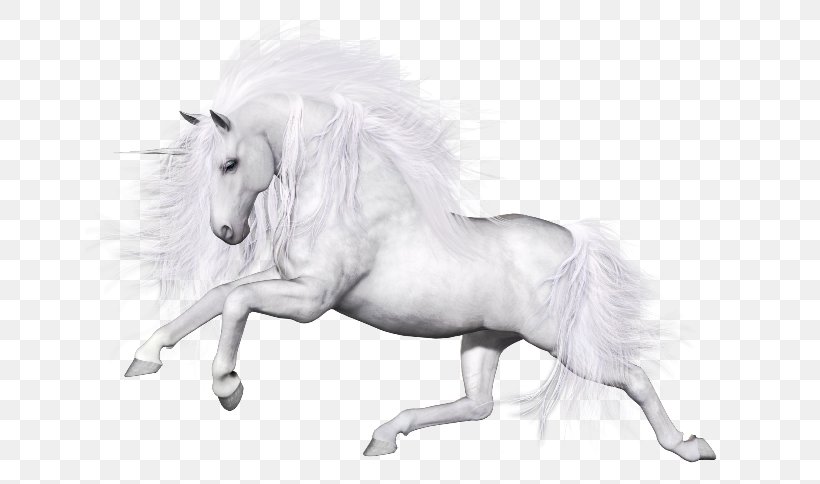 Unicorn Horse Pegasus Mane, PNG, 650x484px, Unicorn, Black And White, Digital Image, Drawing, Fictional Character Download Free