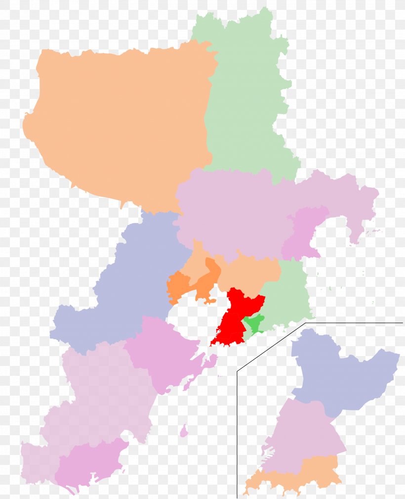Map Shinan District Administrative Division Siege Of Tsingtao Political ...