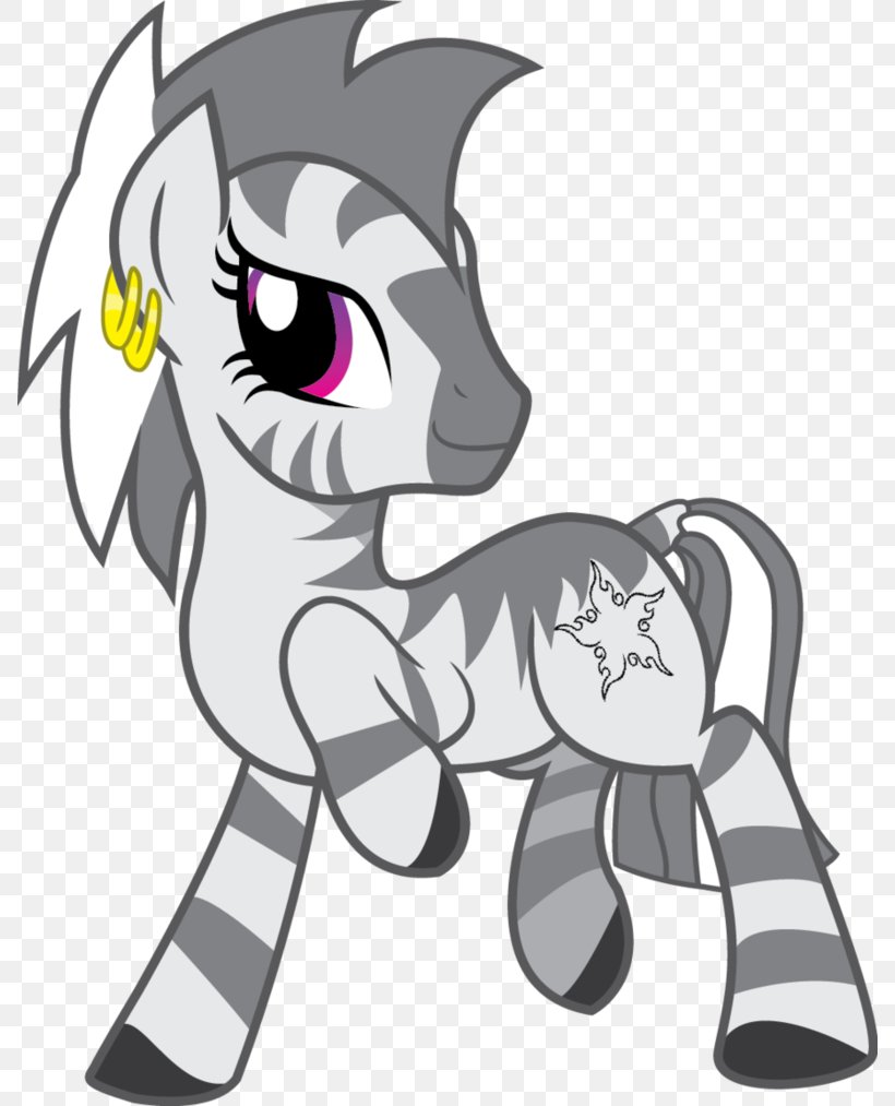 Pony Horse Zebra Equestria DeviantArt, PNG, 788x1013px, Watercolor, Cartoon, Flower, Frame, Heart Download Free