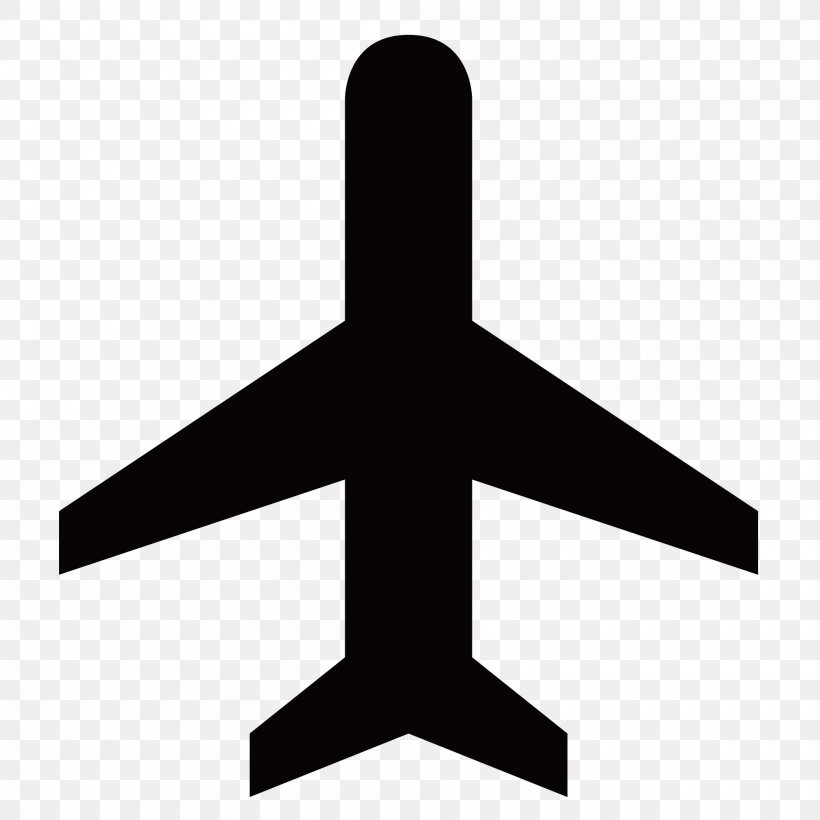 Airplane Flight Aircraft Vector Graphics, PNG, 2000x2000px, Airplane, Aircraft, Airline Ticket, Black And White, Flight Download Free