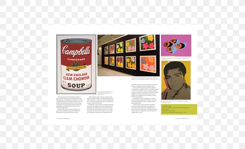 Campbell's Soup Cans Display Advertising Brand September 0, PNG, 500x500px, 2017, Display Advertising, Advertising, Andy Warhol, Art Download Free