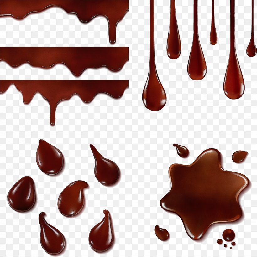 Chocolate, PNG, 1222x1224px, Watercolor, Candy Chocolate Mold, Chocolate, Paint, Wet Ink Download Free