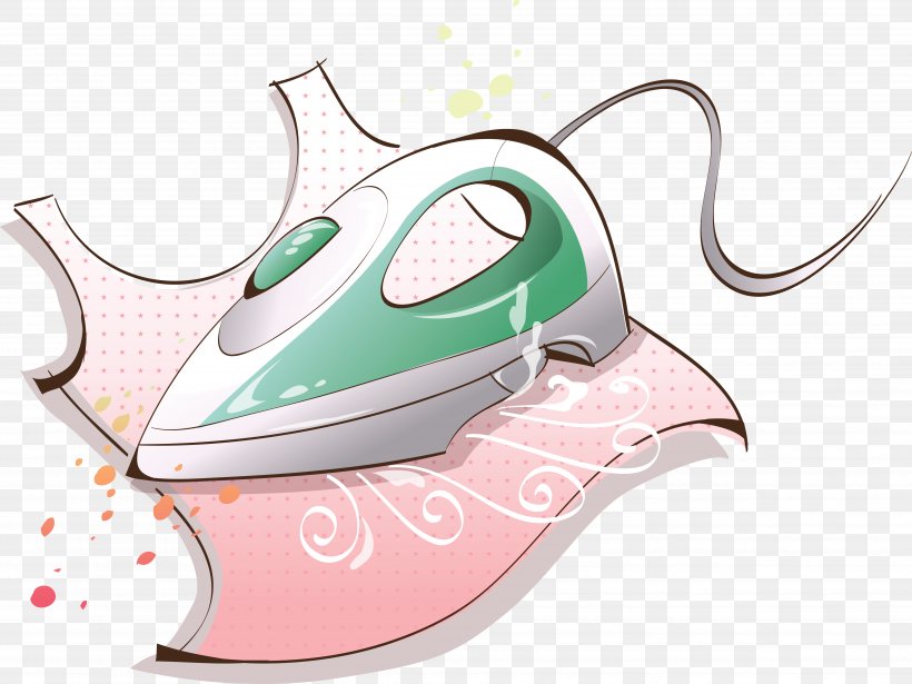 Clothes Iron Home Appliance, PNG, 4984x3741px, Clothes Iron, Cartoon, Creative Work, Fashion Accessory, Home Appliance Download Free
