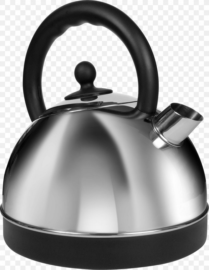 Kettle Stainless Steel Teapot Metal, PNG, 1583x2041px, Kettle, Black And White, Coffee Pot, Cookware And Bakeware, Electric Kettle Download Free