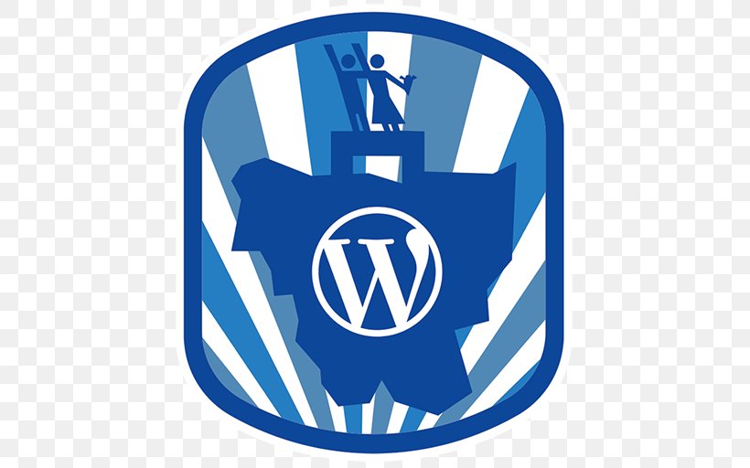 Logo Brand WordCamp, PNG, 512x512px, Logo, Area, Blue, Bookmark, Brand Download Free