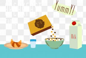 Breakfast Food - Coffee Breakfast Cereal Milk Croissant PNG
