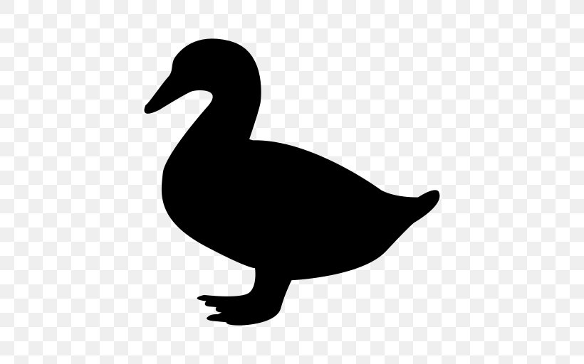 Duck Vector Graphics Goose Clip Art Silhouette, PNG, 512x512px, Duck, American Black Duck, Beak, Bird, Ducks Geese And Swans Download Free