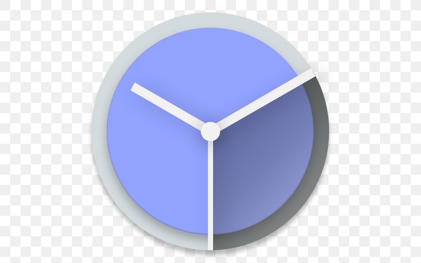 Electric Blue Clock, PNG, 512x512px, Android, Alarm Clocks, Android Kitkat, Android Lollipop, Android Oreo Download Free