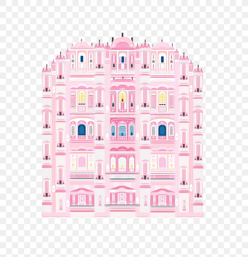 Pink White Line Architecture Facade, PNG, 600x849px, Pink, Architecture, Building, Castle, Facade Download Free