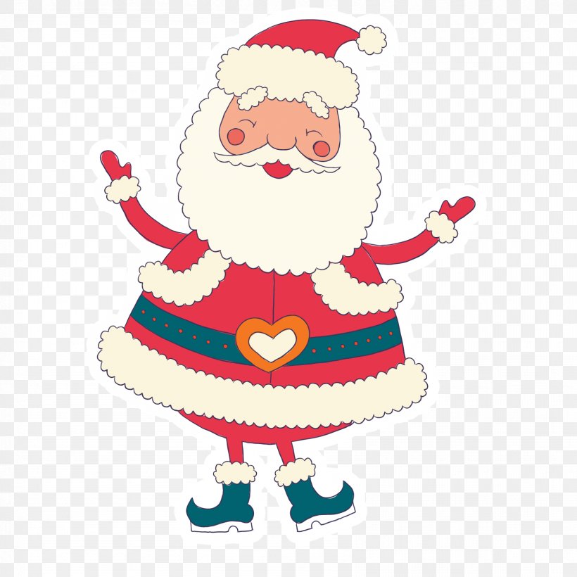 Santa Claus Christmas Ornament Clip Art, PNG, 1667x1667px, Santa Claus, Art, Christmas, Christmas Decoration, Christmas Ornament Download Free