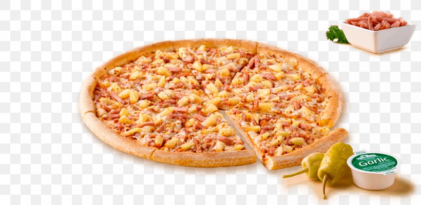 Sicilian Pizza Papa John's Bacon Fast Food, PNG, 1000x489px, Sicilian Pizza, American Food, Bacon, Bread, Cheese Download Free