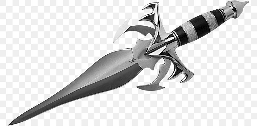 Dagger Knife Sword Weapon Arma Bianca, PNG, 775x401px, Dagger, Aikuchi, Arma Bianca, Black And White, Cold Weapon Download Free