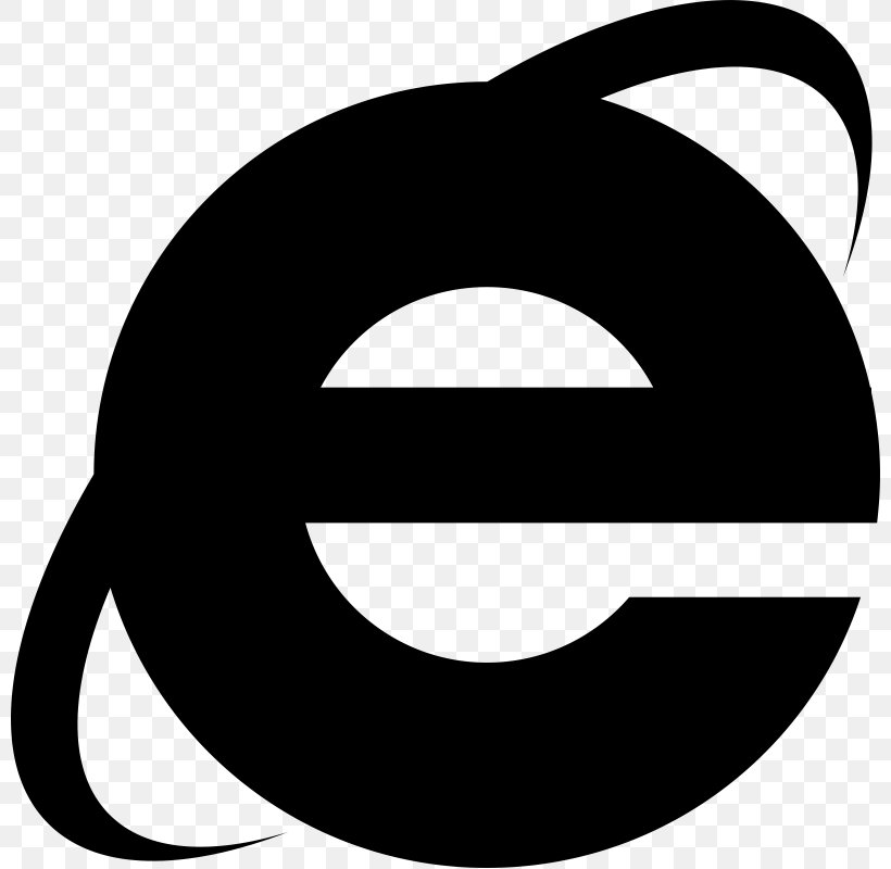 Internet Explorer 9 Web Browser, PNG, 800x800px, Internet Explorer, Artwork, Black And White, Computer Software, File Explorer Download Free