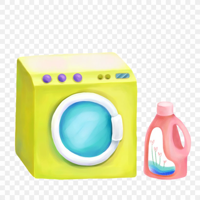 Laundry Detergent Washing Machine, PNG, 1000x1000px, Laundry, Basket, Cartoon, Clothing, Creative Work Download Free