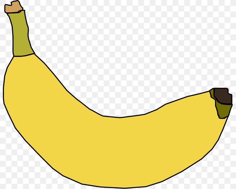 Banana Clip Art, PNG, 800x658px, Banana, Banana Family, Banana Peel, Beak, Food Download Free