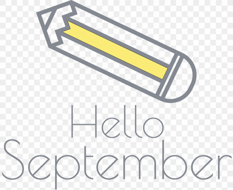 Logo Font Yellow Line Diagram, PNG, 3000x2445px, Hello September, Diagram, Geometry, Line, Logo Download Free
