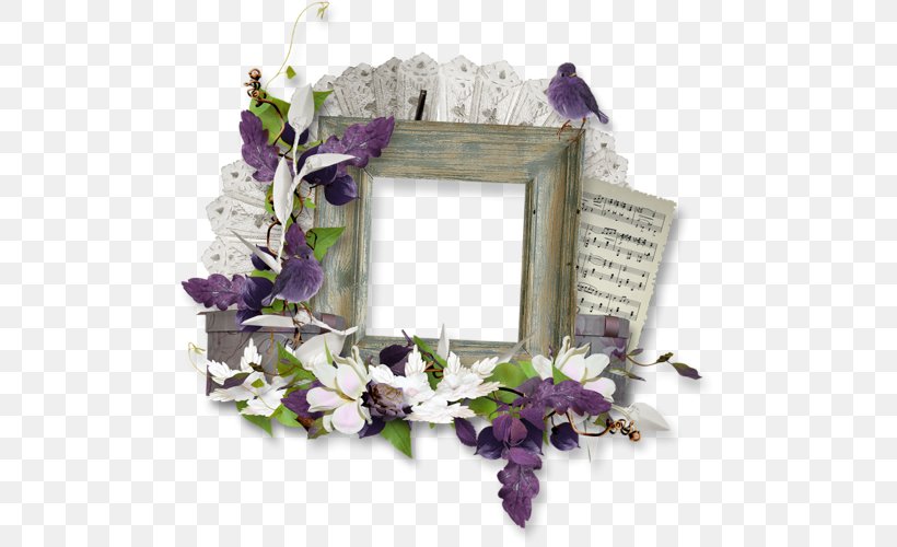 Picture Frames Violet Clip Art, PNG, 497x500px, Watercolor, Cartoon, Flower, Frame, Heart Download Free