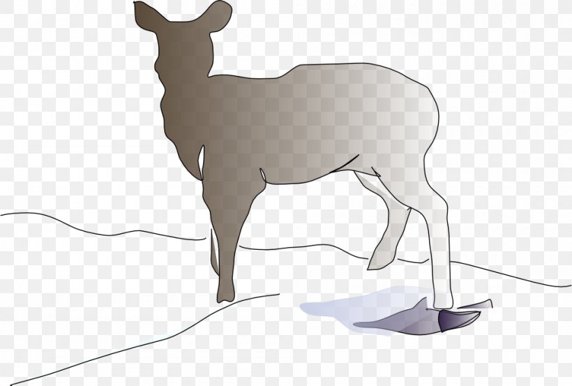 Download Clip Art, PNG, 1000x675px, Drawing, Antelope, Antler, Cattle Like Mammal, Deer Download Free