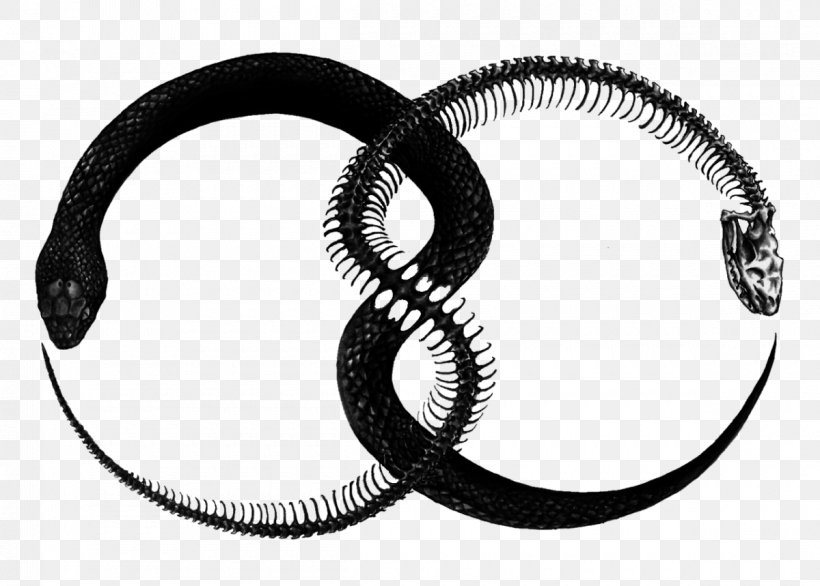 Ouroboros Snake Tattoo Symbol Alchemy, PNG, 1200x859px, Ouroboros, Alchemy, Art, Auto Part, Black And White Download Free