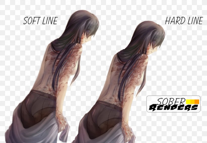 Scar Katawa Shoujo 3D Rendering Hanako-san, PNG, 900x623px, Watercolor, Cartoon, Flower, Frame, Heart Download Free