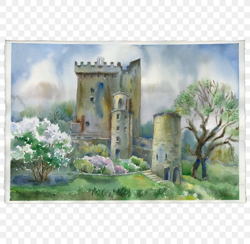 Blarney Castle Kilkenny Watercolor Painting Kinsale, PNG, 800x800px, Blarney Castle, Art, Artist, Artwork, Blarney Download Free