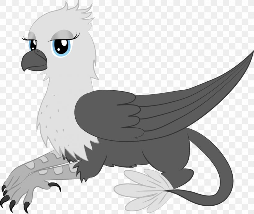 Griffin Owl Rainbow Dash Drawing, PNG, 972x821px, Griffin, Beak, Bird, Bird Of Prey, Black And White Download Free