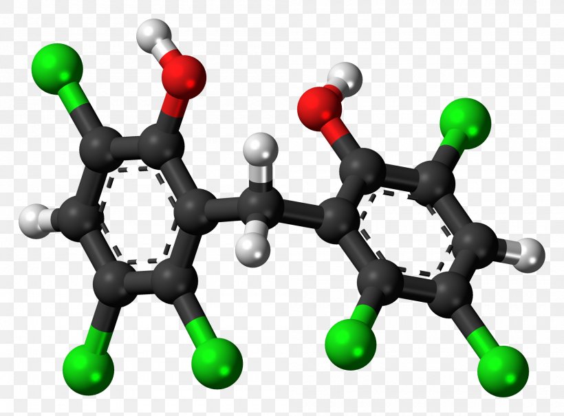 Hexachlorophene Ball-and-stick Model Molecule Chemistry Hypochlorite, PNG, 2000x1476px, Hexachlorophene, Ballandstick Model, Body Jewelry, Bromothymol Blue, Cas Registry Number Download Free