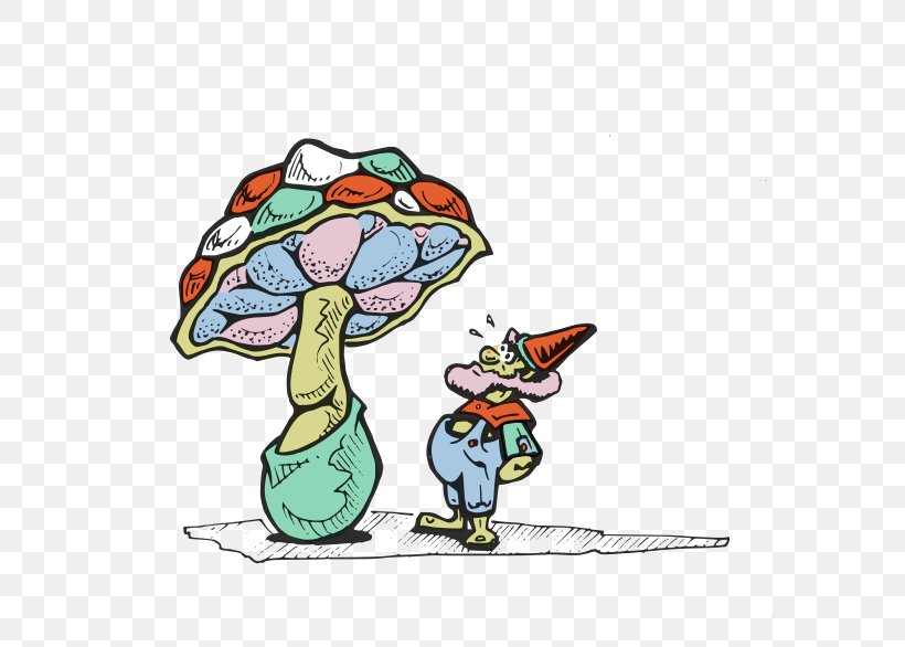 Mushroom Dwarf Fairy Clip Art, PNG, 800x586px, Mushroom, Art, Artwork, Beak, Bird Download Free