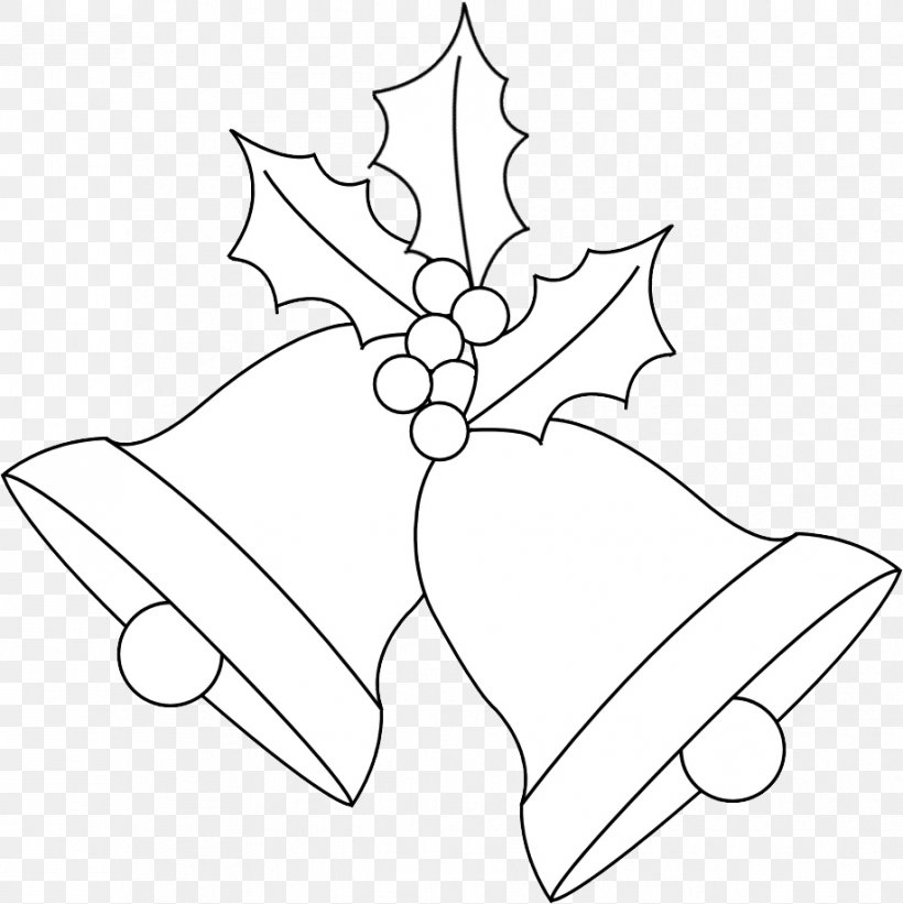 Coloring Book Christmas Jingle Bells, PNG, 917x919px, Coloring Book, Adult, Artwork, Bell, Black And White Download Free